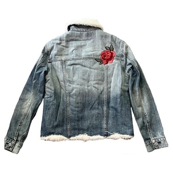 Rails Ramsey Faux Fur Denim Jacket - XS - Picture 2 of 12